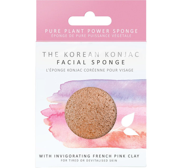 Konjac Sponge French Pink Clay